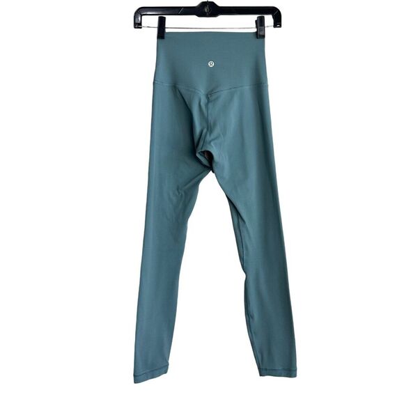Lululemon Pants - Lululemon Align Leggings SIZE 2 HR High WAISTED Tidewater Teal Blue 26" Capri